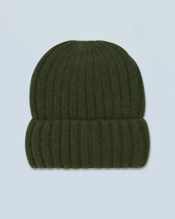 Berretto con Risvolto a Coste