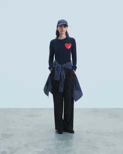 Cappellino con Visiera curva Cuore ricamato