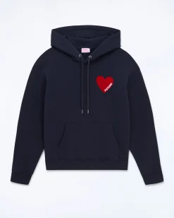 Felpa con Cappuccio Cuore