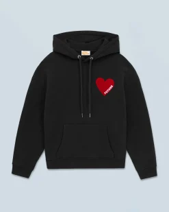 Felpa con Cappuccio Cuore