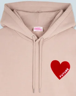 Felpa con Cappuccio Cuore