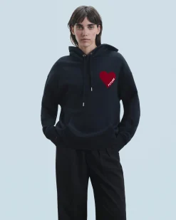 Felpa con Cappuccio Cuore