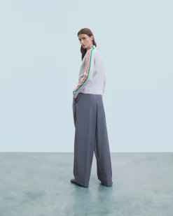 Maglione Collo a lupetto Multico Leger Maniche a righe