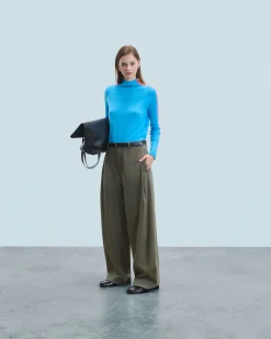 Maglione Collo a lupetto Fasce per maniche Multico Leger