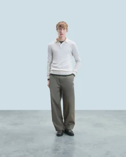 Maglione Collo a polo Basic