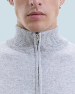 Maglione Collo alto con zip Basic