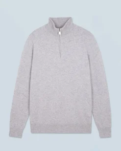 Maglione Collo alto con zip Basic