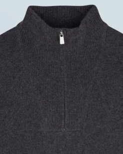 Maglione Collo alto con zip Sovradimensionato