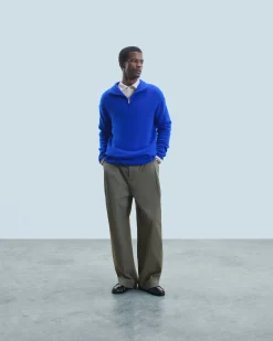 Maglione Collo alto con zip Sovradimensionato