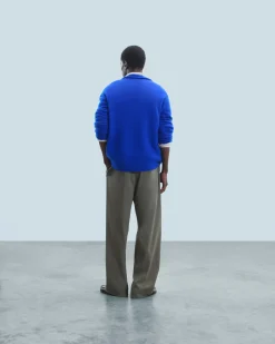 Maglione Collo alto con zip Sovradimensionato