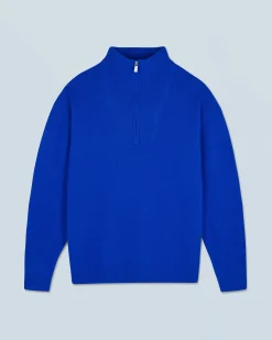 Maglione Collo alto con zip Sovradimensionato