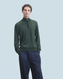 Maglione Collo alto con Zip