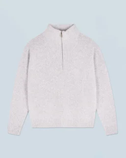 Maglione Collo alto con Zip Pesante