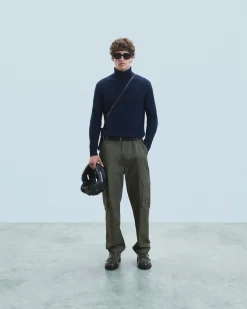 Maglione Collo dolcevita Basic Pesante