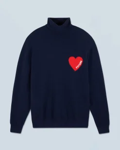 Maglione Collo dolcevita Cuore