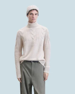 Maglione Collo dolcevita con Trecce