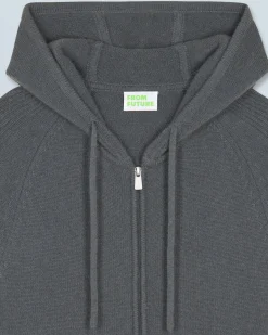 Maglione con Cappuccio e Zip