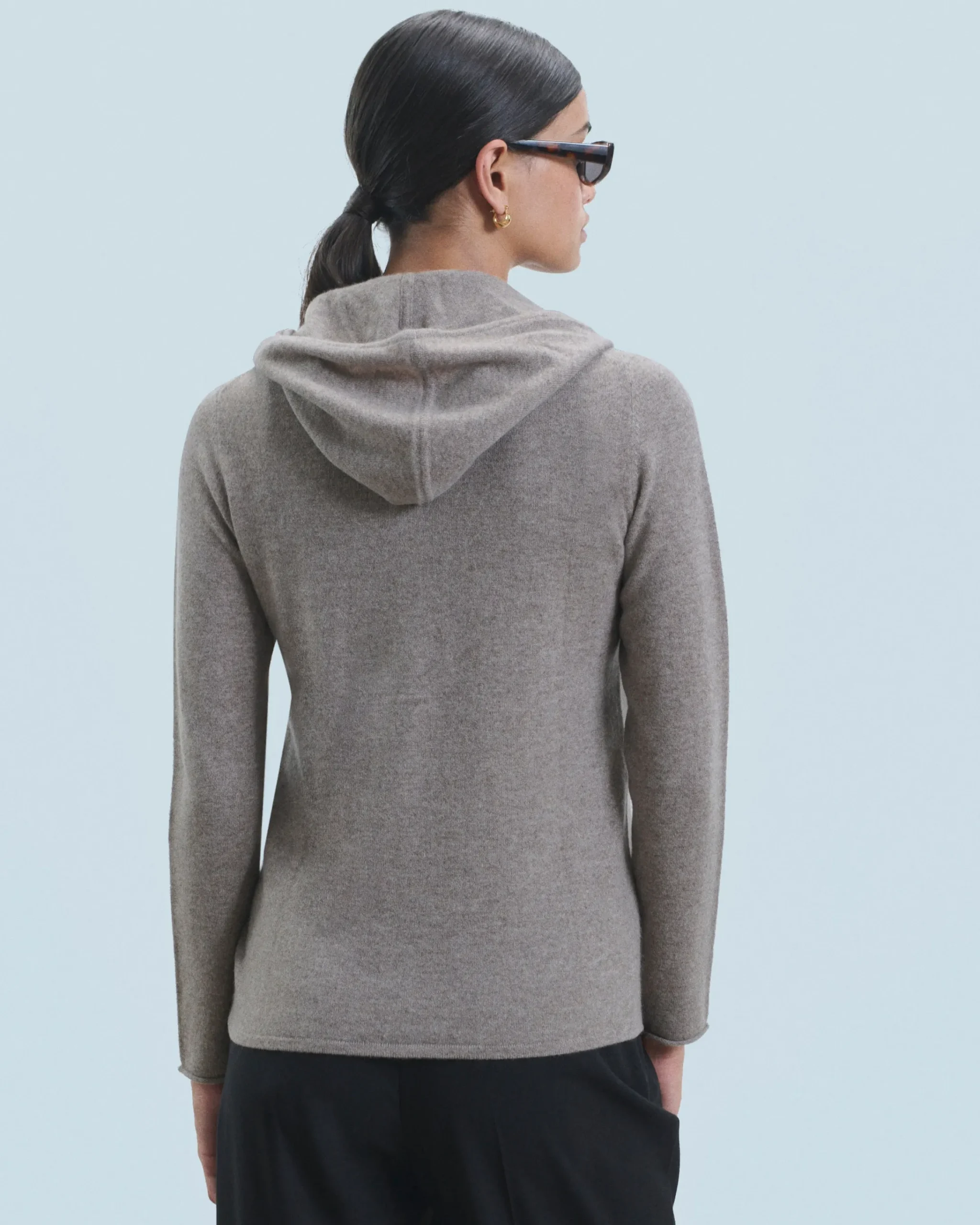 Maglione con Cappuccio e Zip