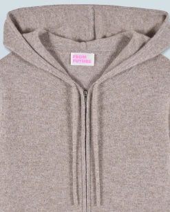 Maglione con Cappuccio e Zip