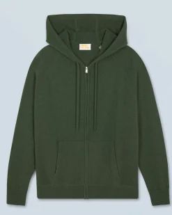 Maglione con Cappuccio e Zip Basic