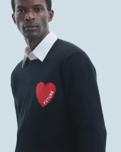 Maglione Scollo tondo Cuore