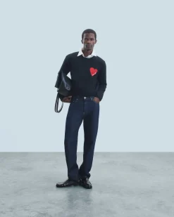 Maglione Scollo tondo Cuore