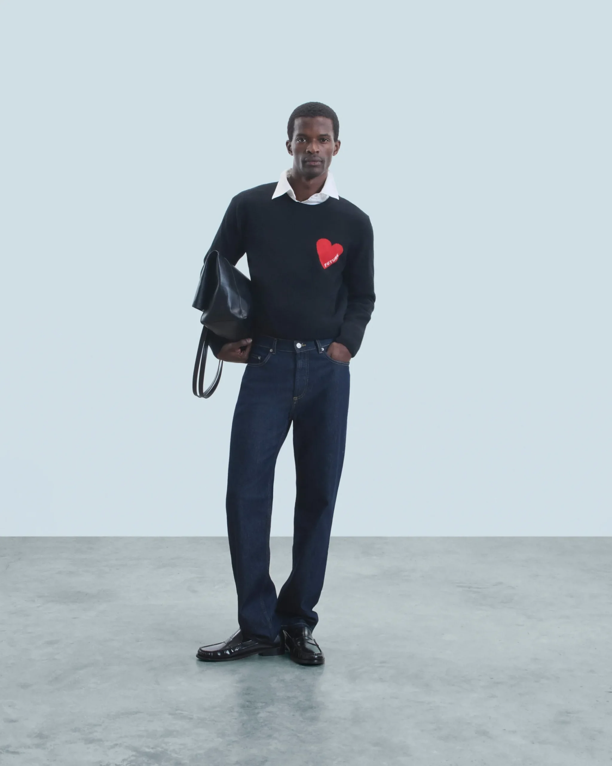 Maglione Scollo tondo Cuore