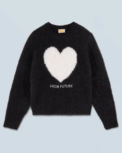 Maglione Scollo tondo Cuore