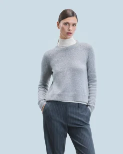 Maglione Scollo tondo Raglan