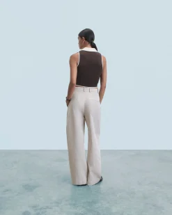 Maglione Senza maniche Bicolore