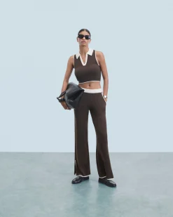 Maglione Senza maniche Bicolore