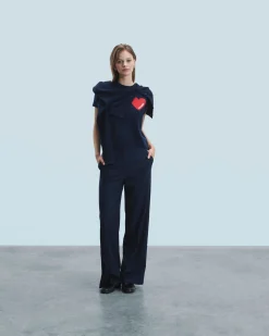 Maglione Senza maniche Cuore Leggero