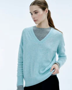 Maglioni Scollo a V Oversize Light