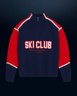 Pullover Collo alto con Zip Sci Club