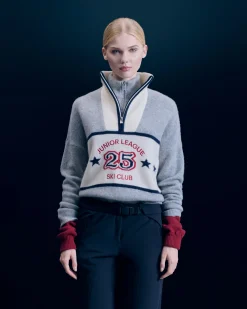 Pullover Collo alto con Zip