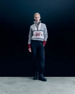 Pullover Collo alto con Zip