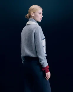 Pullover Collo alto con Zip