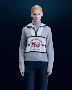 Pullover Collo alto con Zip