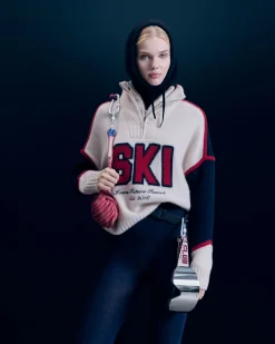 Pullover Collo alto con Zip