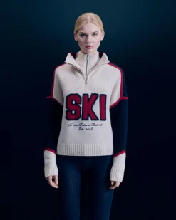 Pullover Collo alto con Zip