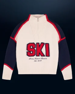 Pullover Collo alto con Zip