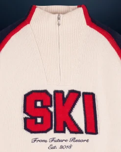 Pullover Collo alto con Zip