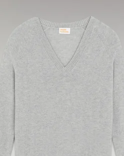 Pullover Scollo a V Oversize Leggero