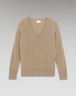 Pullover Scollo a V Oversize Leggero