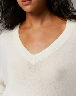 Pullover Scollo a V Oversize Leggero