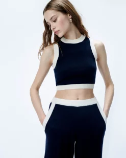 Pullover Senza maniche Bicolore