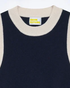 Pullover Senza maniche Bicolore