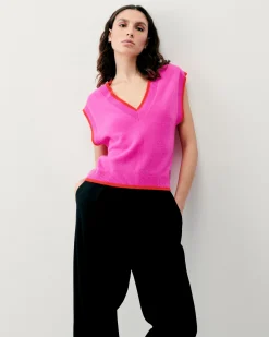 Pullover Senza maniche Bicolore