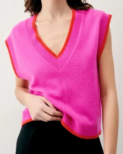 Pullover Senza maniche Bicolore