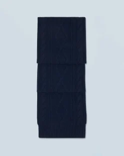 Sciarpa con frange A Maglia a trecce